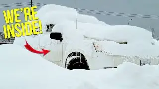 WINTER STORM (Car Life in Vancouver) Doors Frozen Shut!