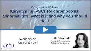 Karyotyping iPSCs for chromosomal abnormalities