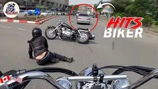 BRUTAL MOTORCYCLE CRASHES | CRAZY & EPIC Motorcycle Moments 2024. #8