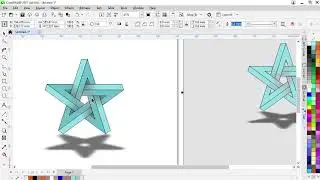 @GrCreativeDesign #3d #status star in #coreldraw #art #creative #drawing #india