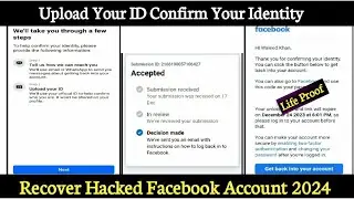 Confirm Your Identity Facebook Upload Your ID |Without Confirm Identity Unlock Facebook Account 2024