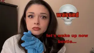 ASMR| valley girl doctor does your checkup (ur 💀)