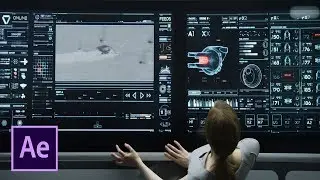 Monitor Screen Replacement Sci-Fi VFX | After Effects Tutorial