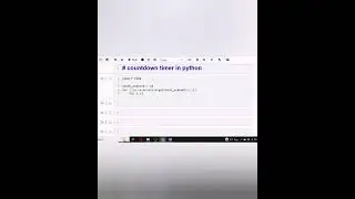 How to make a countdown timer in Python|Python Countdown Timer 