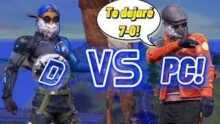 DAVRIX vs JUGADOR DE PC | 1x1 A ESCOPETAS! | FREE FIRE 🎩