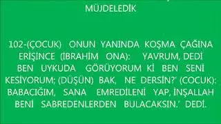 KURBAN KESME DUASI