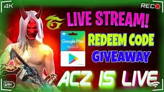 Free Fire Livestream & Redeem Code Giveaway || join & win || #ACZGAMING #livestream  #livetv