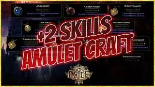+2 Skills Amulet Craft | Moar skillz iz betta | Crafting Guide | POE 3.28
