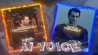 AI Voice For Your Edits