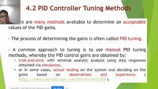 EMC322 Part 3-Lecture 4: Introduction to PID Controller and its Application