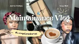 Living alone diaries: Beauty / Maintenance vlog | Nails, lashes, makeup, etc. (MYFIRST EVER WAX!)