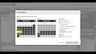 Print Schedule