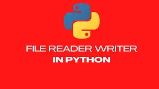 File Reader Writer in Python 
