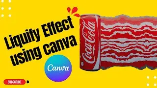 Liquify Pixelate Effect In Canva || Wavy Effect In Canva