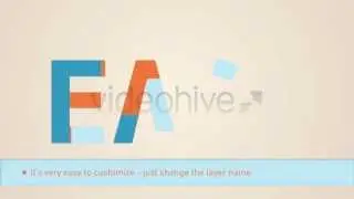 Pre animated alphabet - After Effects Template Project Files