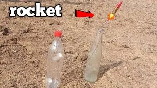 Diwali Rocket Tied On String || दीवाली रॉकेट को धागे से बांध कर चलाया ||cxz experiment