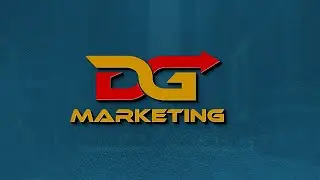 How to Design a Stunning 'D G Marketing' Logo in GIMP | Step-by-Step Tutorial for Beginners