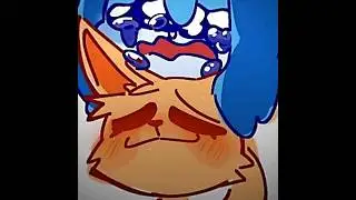 || Frowning Critters edit || Catfeine and Dogpressed || 🧡×💙 || #smilingcritters #edit #capcut