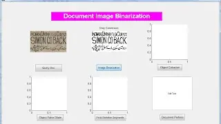 Image Binarization Image Processing Matlab Projects
