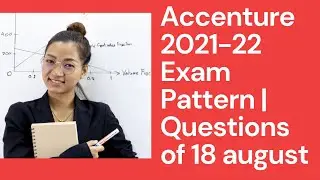 Accenture Exam Pattern  | Questions Asked on 18 august