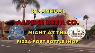 3rd Annual - Alpine Beer Night at The Bottle Shop - Pizza Port - 2016