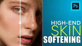 Hi-end skin retouching in Adobe Photoshop 2021 l dodge and burn 