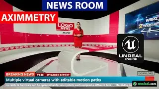 AXIMMETRY Unreal Engine Virtual Production, NEWS ROOM, DOWNLOAD