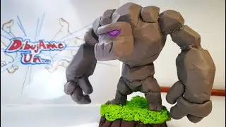 Como hacer a GOLEM (CLASH ROYALE) con plastilina. DIY How to Make GOLEM in CLAY (Clash of Clans)