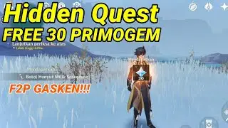 Hidden quest - Botol Hanyut ( Free 30 Primogem ) || Hidden quest Genshin Impact