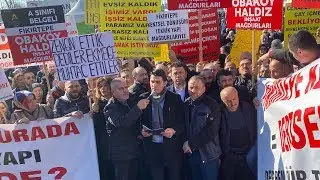 Kadıköy'de kentsel dönüşüm mağdurlarından eylem