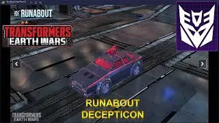 [*/\*] Transformers Earth Wars - Unlock Decepticon RUNABOUT (2 STAR) and Gameplay