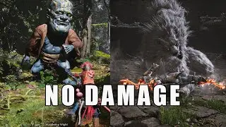 Black Myth: Wukong -  No Damage Boss Fight (Wandering Wight & Lingxuzi)