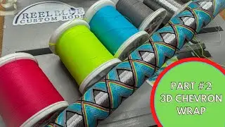 3D Six Color Chevron Fade Wrap - Part 2: Custom Rod Building