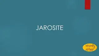 Jarosite Meaning