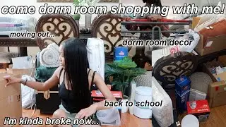 COME DORM ROOM SHOPPING WITH ME 2021! (dorm shopping & HUGE haul)