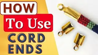 How To Finish Leather Jewelry with Fold Over Cord Ends