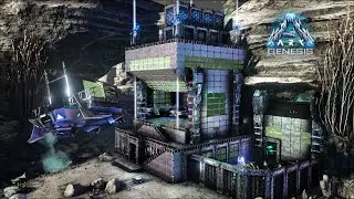 ARK: Genesis Lunar Biome - Hover Skiff Space Station (Speed Build)