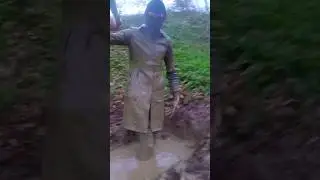 boots andclothes are in the swamp. boots in the swamp. the leather cloak is in the swamp