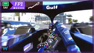 SAUDI ARABIAN GP (Practice 1) F1 2023 Career Mode | Cockpit View *no comments - Williams FW45