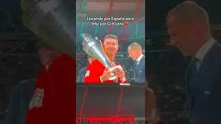 Feliz por Cristiano pero roto por mi España 💔🇪🇸 