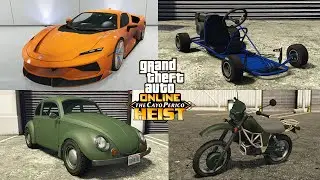 GTA Online : Unreleased Vehicles (Cayo Perico Heist)