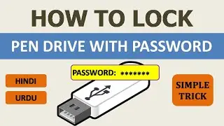 How to Protect your Pendrive with Password in very simple way