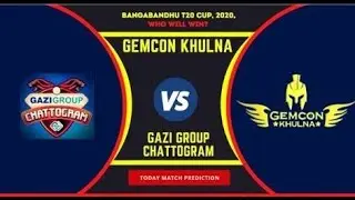 Gemcon Khulna Vs Gazi group Chattagram II Match 15 Highlights II Bangabandhu T20 Cup II