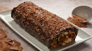 Chocolate Eclair Roll