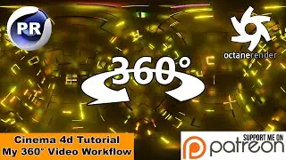 My Workflow for 360° Clips (Cinema 4D Tutorial)