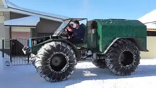 Вездеход Пассо. Преодоление сугробов... Продолжение испытаний.