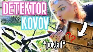 NAŠLI SME POKLAD?! 😱 *DETEKTOR KOVOV*