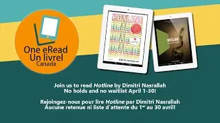 One eRead Canada 2024 – An evening with author Dimitri Nasrallah