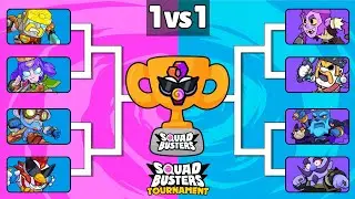 Who is the Best ROBOTS vs SPOOKY Characters? Halloween Update - Squad Busters Tournament