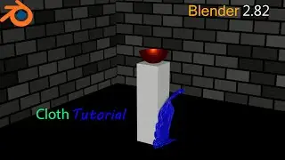 Cloth Simulation tutorial in blender, EEVEE (2.8)